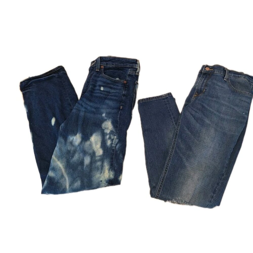 Old Navy LOT Womens Size 8 Blue Jeans 28x30